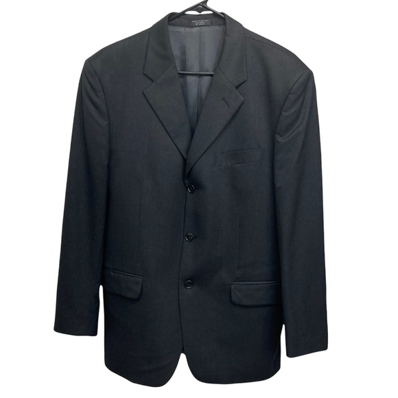 Jones New York Black Wool Suit Jacket 40R - Picture 2 of 6